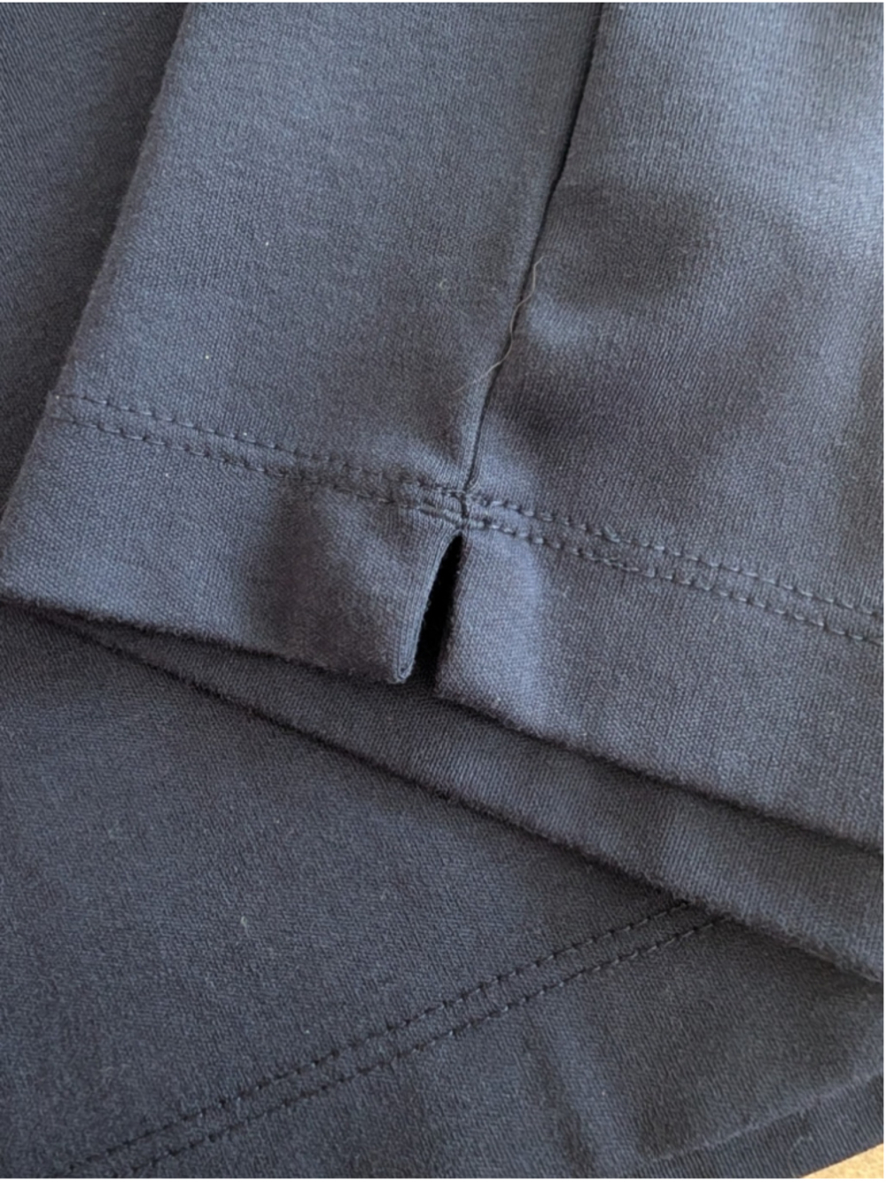 Untuckit Long Sleeve Damaschino Reg. Fit Shirt Placket Navy Size Medium - Picture 7 of 10